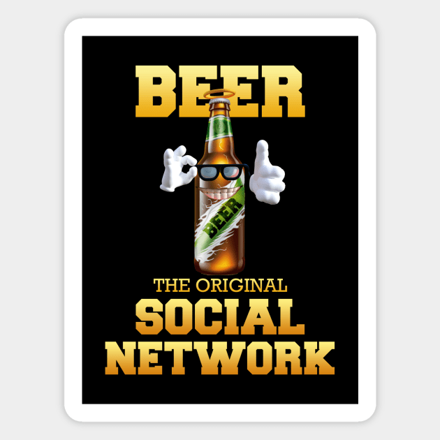 Beer - The original Social Network Magnet by i2studio